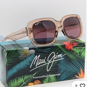 Women’s Maui Jim Two Steps Crystal Pink Sunglasses